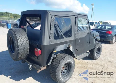 2000 Jeep Wrangler Sport from USA, damaged, VIN 1J4FA49S8YP775825